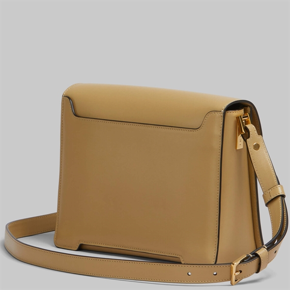 Marni Trunkaroo Medium Shoulder Bag, Camel